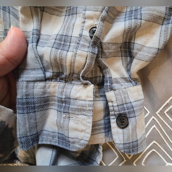 Billy Reid Men's Plaid Button Down Shirt Size Large - Picture 7 of 8